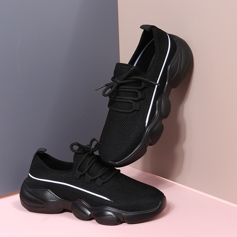 Spring Mesh Platform Casual Sneakers