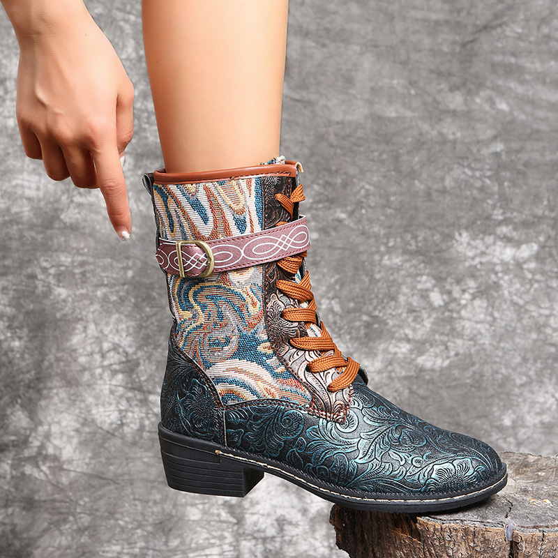 Famous Lace-Up Boots